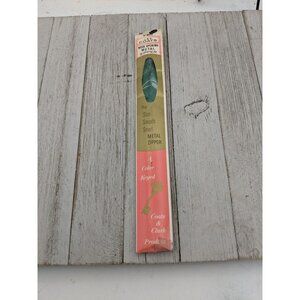 Vintage J&P Coats Neck Opening Metal Zipper 22" Hunter Green 64